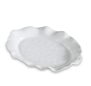 Beatriz Ball VIDA Havana Melamine White Oval Platter