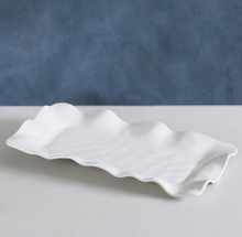 Load image into Gallery viewer, VIDA Havana Melamine White Long Rectangular Platter
