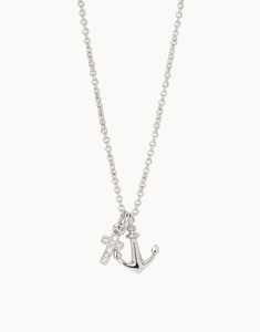 Spartina 449 Sea La Vie Necklace It Is Well/Cross Anchor