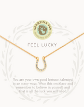 Load image into Gallery viewer, Spartina 449 Sea La Vie Necklace Feel Lucky/Horseshoe

