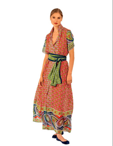 Panache Maxi Dress - Paisley Park - Navy