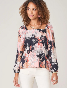 Nina Blouse Linden Romantic Floral