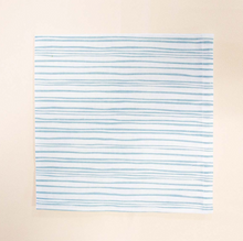 Load image into Gallery viewer, Stripe Napkin - White &amp; Light Blue
