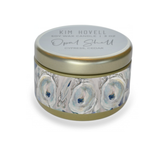 Kim Hovell Opal Shell Candle - 3oz