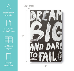 Write Now Journal - Dream Big and Dare to Fail