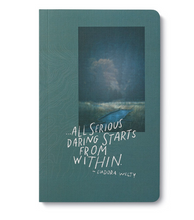 Load image into Gallery viewer, Write Now Journal - All Serious Daring Starts From Within Journal
