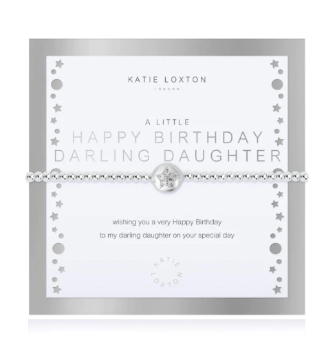 a little Happy Birthday Darling Daughter Bracelet