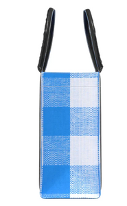 Totes-Ma-Goat Tote Bag - French Blue Check