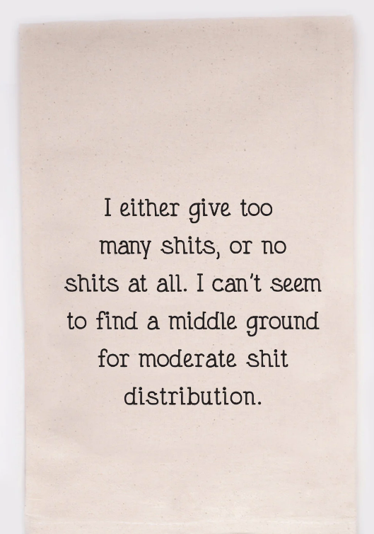 Shit Distribution Tea Towel