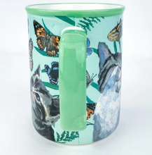 Load image into Gallery viewer, Butterfly And Kitten Friends Serveware Mug
