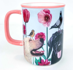 Dogs And Birds Serveware Mug