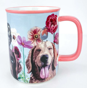 Dogs And Birds Serveware Mug