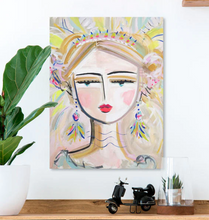 Load image into Gallery viewer, She Is Fierce - Bo Canvas Wall Art
