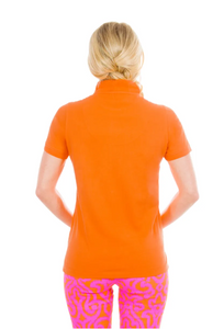 GripeLess - Cotton Piqué Polo Shirt - Orange