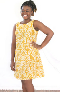 Boardwalk Dress - Ginkgo Gold Organic
