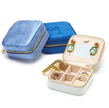 Load image into Gallery viewer, Keep it Together Plush Velvet Jewelry Box
