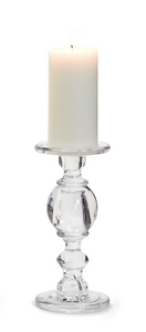 High-Glass Pedestal Candleholder