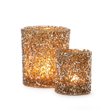 Load image into Gallery viewer, Sparkle Bead Encrusted Candleholder
