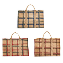 Load image into Gallery viewer, Perfect Plaid Large Multipurpose Tote Bag
