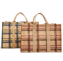 Load image into Gallery viewer, Perfect Plaid Large Multipurpose Tote Bag
