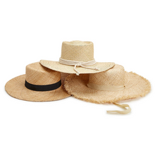 Load image into Gallery viewer, Under the Sun Natural Raffia Sun Hat
