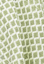 Load image into Gallery viewer, Countryside Comfort Green Throw with Fringe
