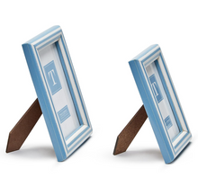 Load image into Gallery viewer, Coastal Stripes Light Blue and White Photo Frames - Assorted
