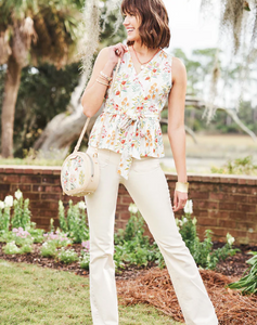 Lorelei Wrap Top Queenie Topiary White