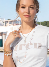 Load image into Gallery viewer, Spartina 449 Coin Pearl Chunky Necklace - 17&quot;
