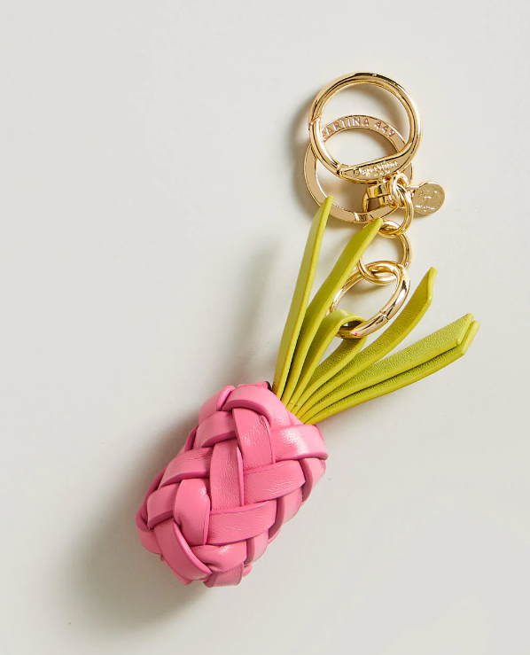 Spartina 449 Pineapple Keychain Pink/Green