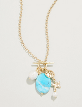 Load image into Gallery viewer, Spartina 449 Seaside Necklace 32&quot; Turquoise/Pearl
