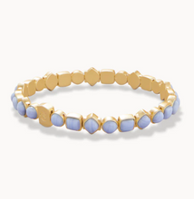 Load image into Gallery viewer, Maera Stretch Bracelet - Blue Chalcedony
