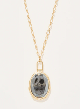 Load image into Gallery viewer, Spartina 449 Linden Necklace 30&quot; Carved Hematite
