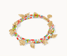 Load image into Gallery viewer, Spartina 449 Triple Strand Stretch Bracelet Tropical
