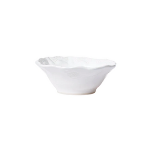 Vietri Incanto Stone White Lace Cereal Bowl