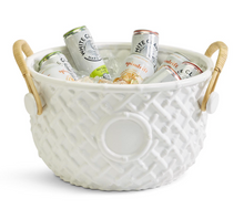 Load image into Gallery viewer, Hampton Faux Bamboo Fretwork Party Bucket Chiller
