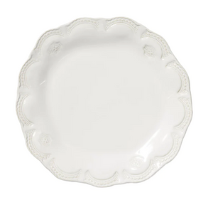 Vietri Incanto Stone White Lace Dinner Plate