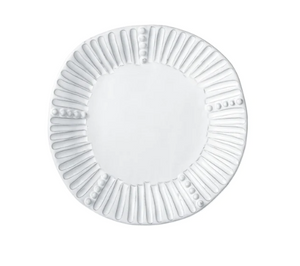 Vietri Incanto Stripe Salad Plate - White - 9''D