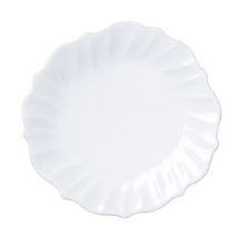 Load image into Gallery viewer, Incanto Stone Ruffle Dinner Plate - White
