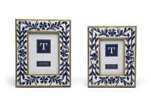 Load image into Gallery viewer, Blue Belle Bone Inlay Photo Frame

