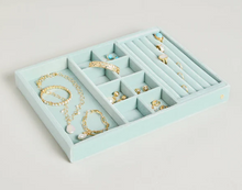 Load image into Gallery viewer, Spartina 449 Multi-Organizer Jewelry Tray 10x14 - Sea Foam Velvet
