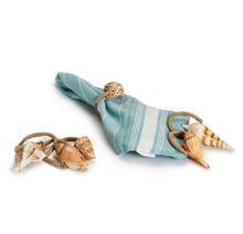 Load image into Gallery viewer, Seashell Napkin Ring with Jute Ring - Single - Assorted Styles
