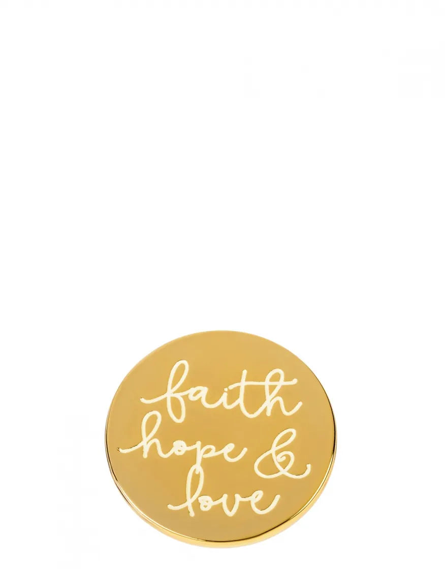 Spartina 449 Classic Locket Note Faith Hope Love