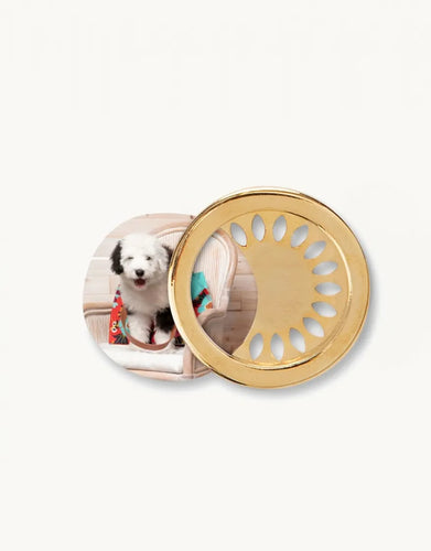 Spartina 449 Classic Round Locket Photo Holder