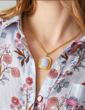 Load image into Gallery viewer, Spartina 449 Mason Necklace 36&quot; - Blue Chalcedony
