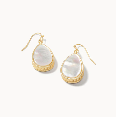 Spartina 449 Naia Teardrop Earrings Pearlescent