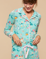 Spartina 449 Pajama Top Florida Long Sleeve