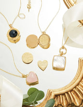 Load image into Gallery viewer, Spartina 449 Round Classic Locket Necklace 30&quot; Gold Deco
