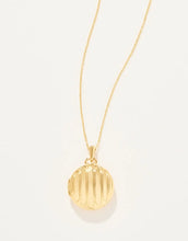 Load image into Gallery viewer, Spartina 449 Round Classic Locket Necklace 30&quot; Gold Deco
