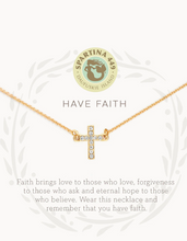 Load image into Gallery viewer, Spartina 449 Sea La Vie Necklace Have Faith/Cross
